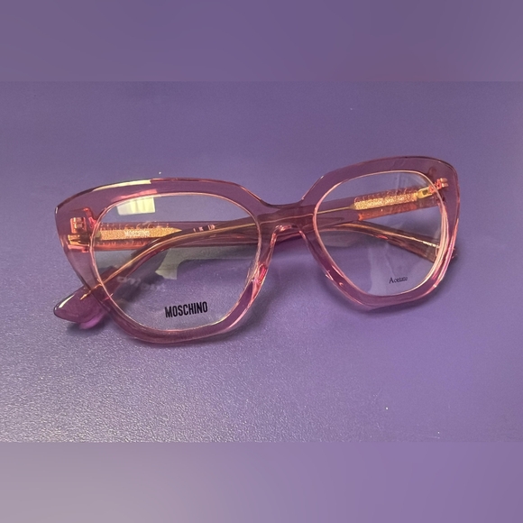 NWT, Brand New Moschino MOS628, Woman's Eyewear Frame, Size 51X17X140 - Picture 5 of 10